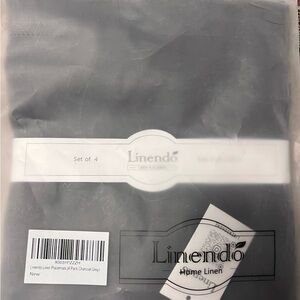 Charcoal Gray Table Linens Set